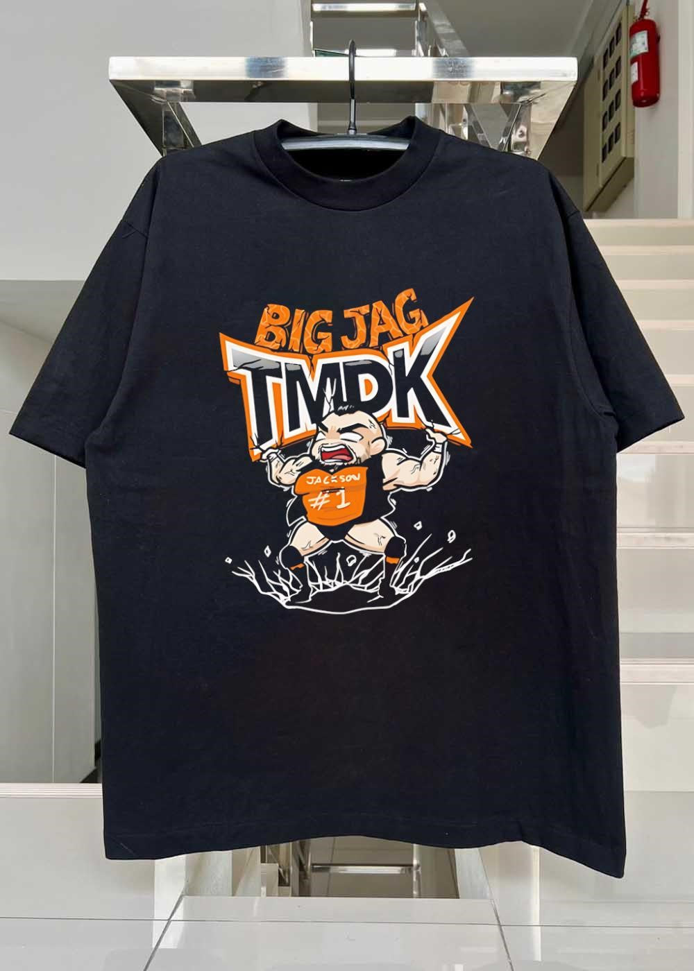 Big Jag TMDK Cartoon Wrestler Character Men’s T-Shirt