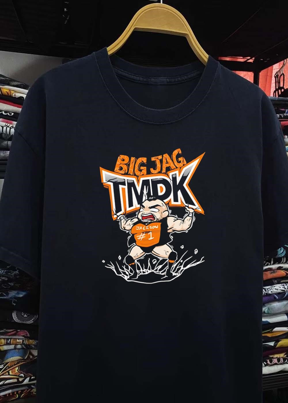 Big Jag TMDK Cartoon Wrestler Character Men’s T-Shirt