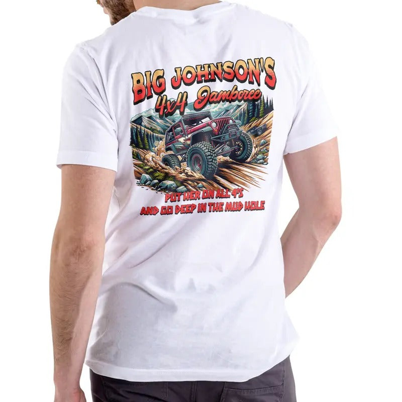 Big Johnson 4x4 Jamboree short sleeve T Shirt Casual Classic Menswear Top Hoodie, Sweatshirt | HypeDripTees.com