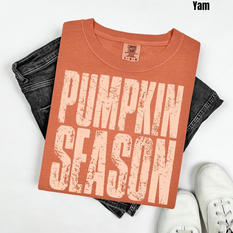 Big Pumpkin Season Comfort Colors T-Shirt 'NLB' Hoodie, Sweatshirt | HypeDripTees.com