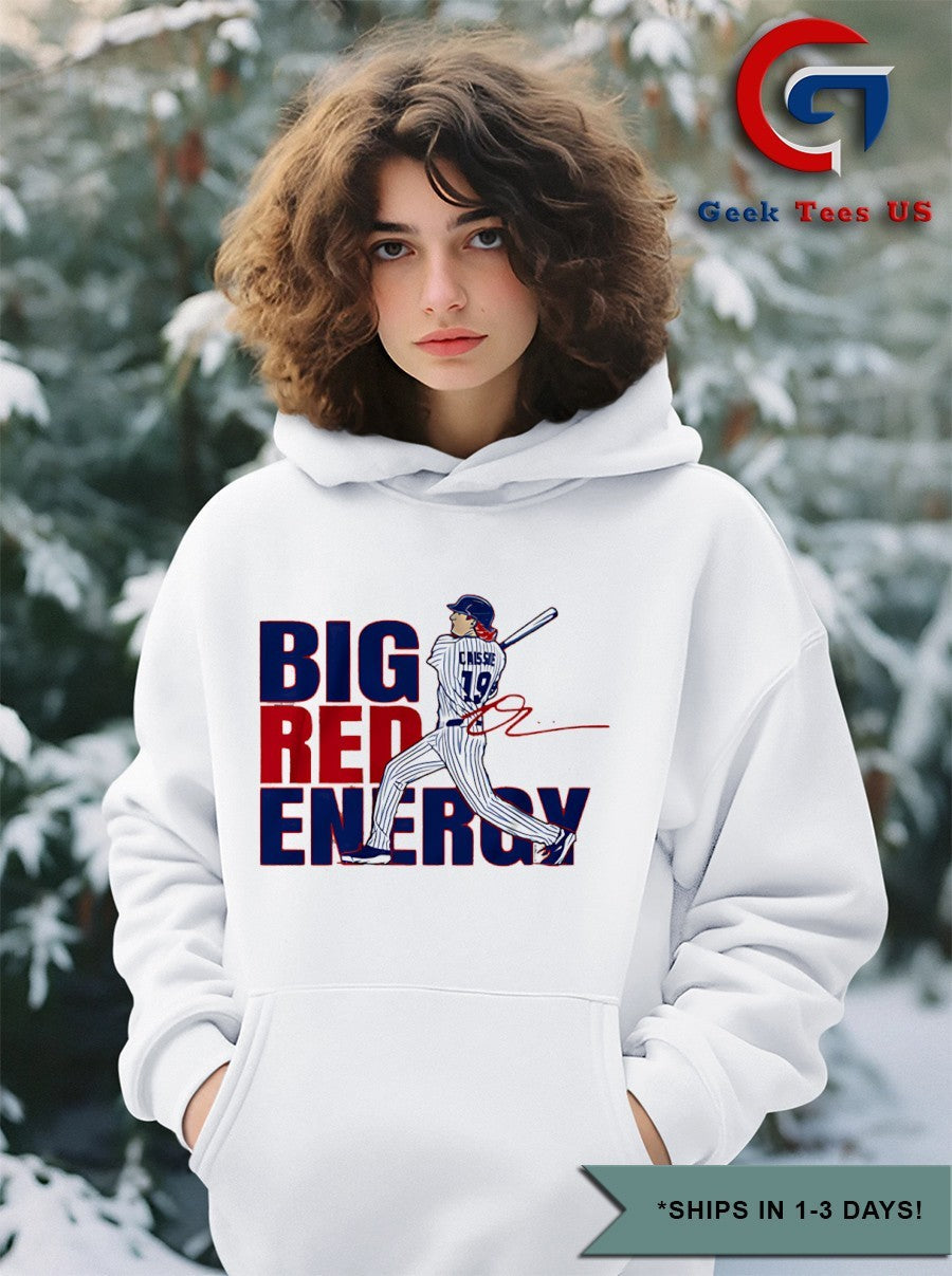 Big Red Energy Owen Caissie Chicago Cubs MLB signature shirt