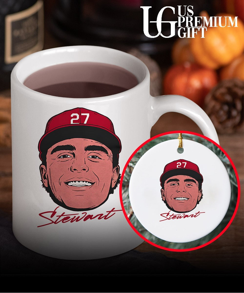 Big Sal face Sal Stewart Cincinnati Reds baseball signature shirt