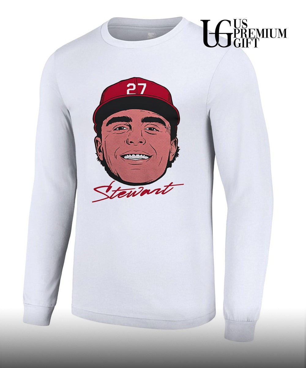 Big Sal face Sal Stewart Cincinnati Reds baseball signature shirt