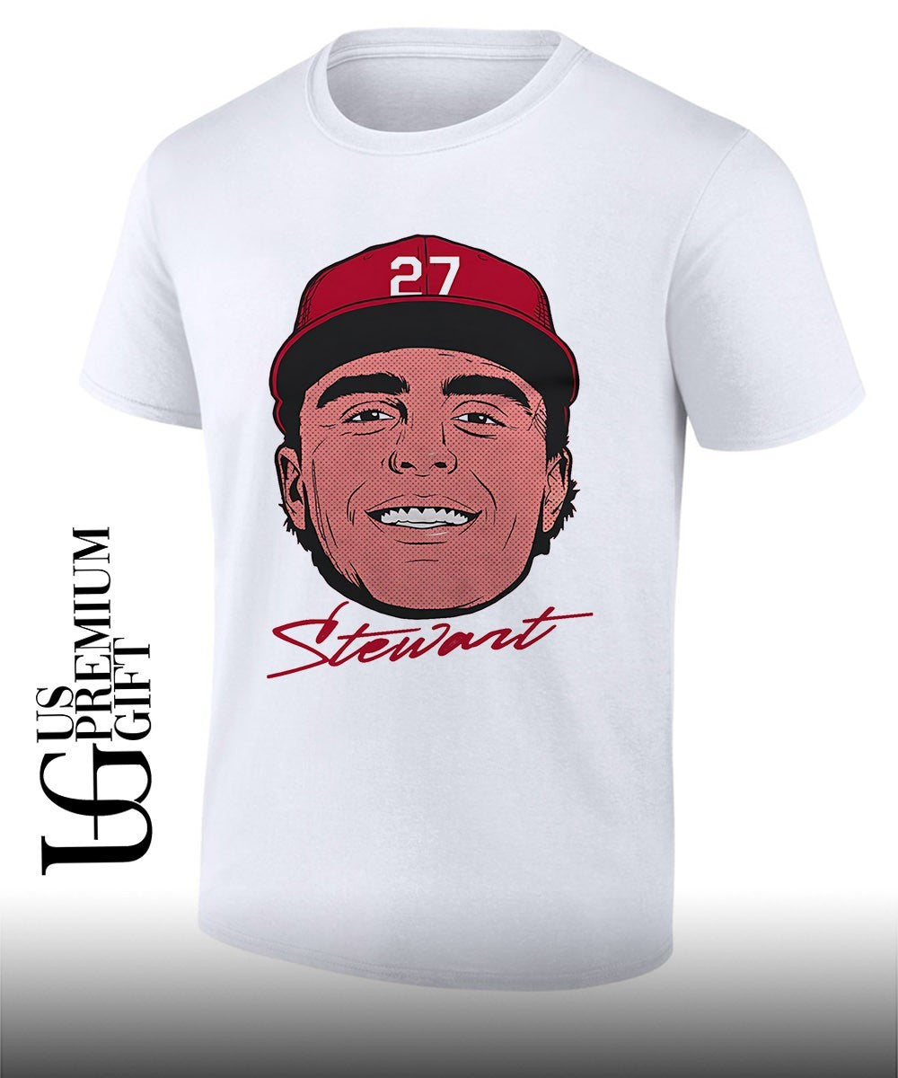 Big Sal face Sal Stewart Cincinnati Reds baseball signature shirt