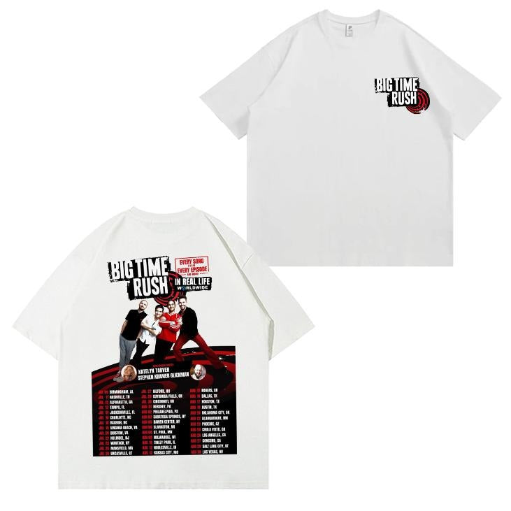 Big Time Rush 2025 World Tour Shirt, Limited Graphic Drop Hoodie, Sweatshirt | HypeDripTees.com