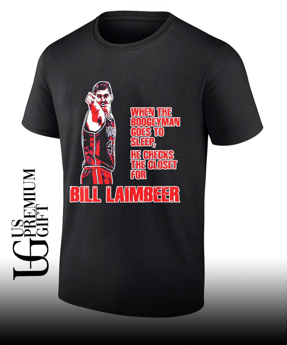 Bill Laimbeer Detroit Pistons NBA when the Boogeyman goes to sleep shirt