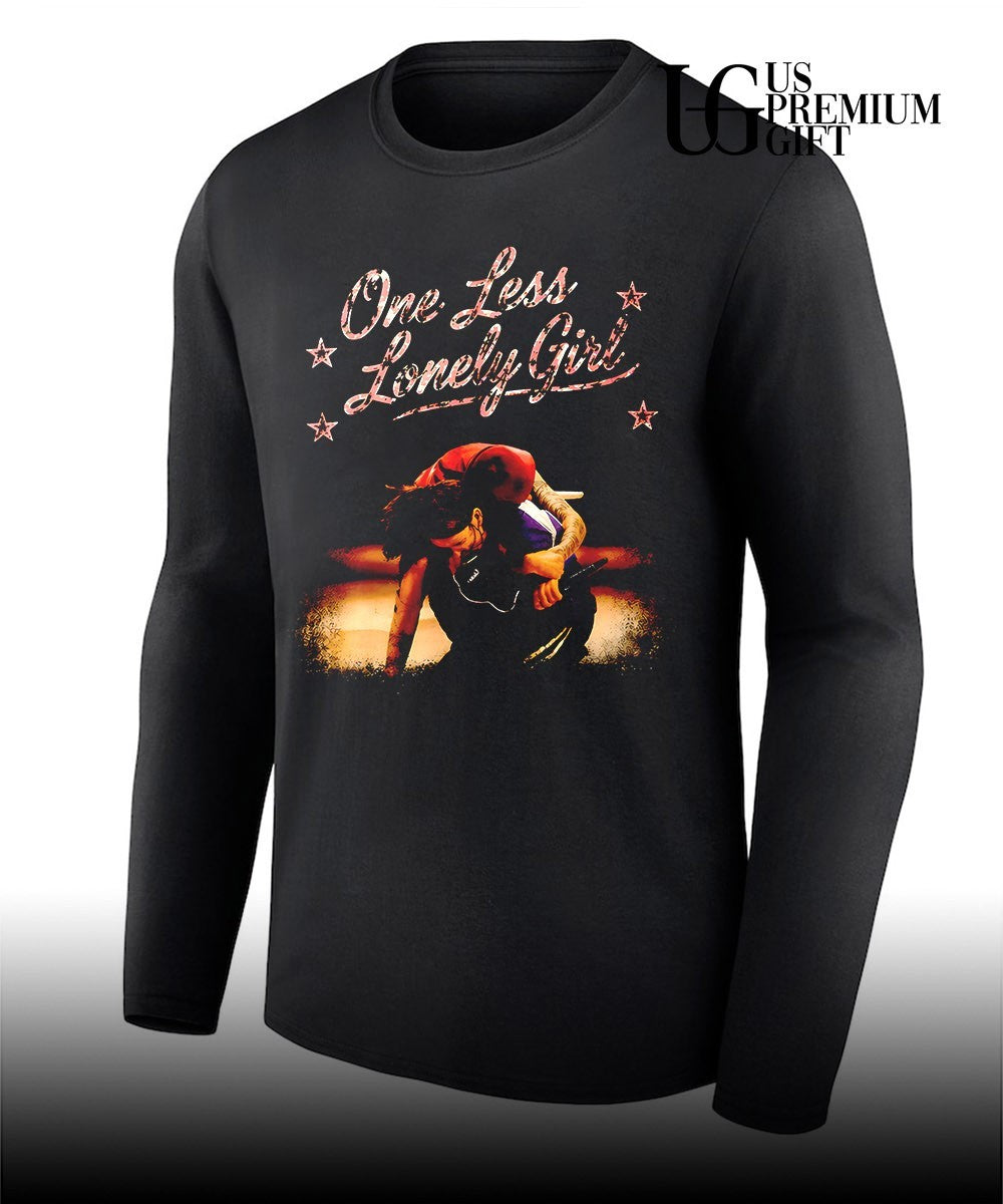Billie Eilish hug Justin Bieber One Less Lonely Girl shirt