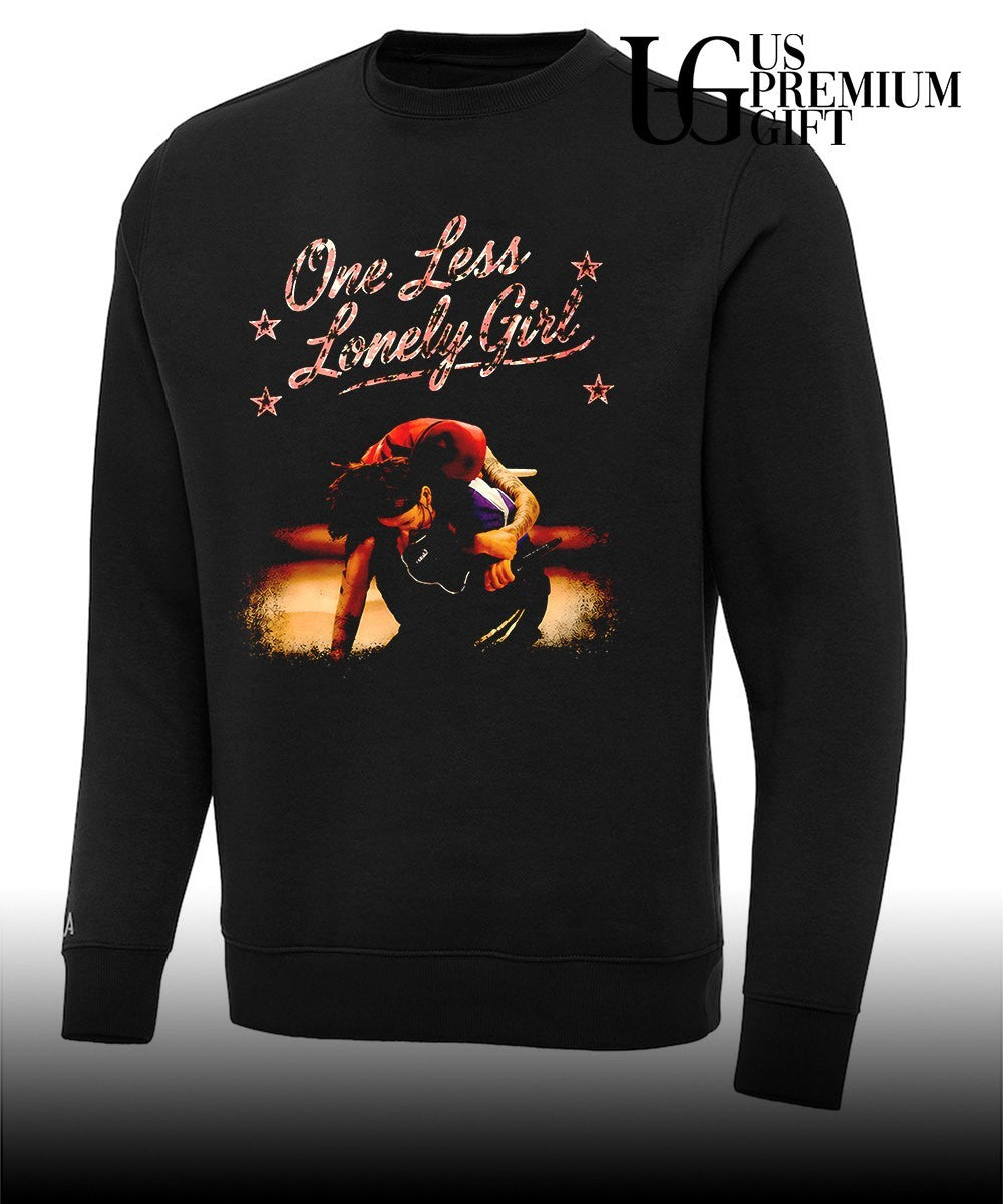 Billie Eilish hug Justin Bieber One Less Lonely Girl shirt