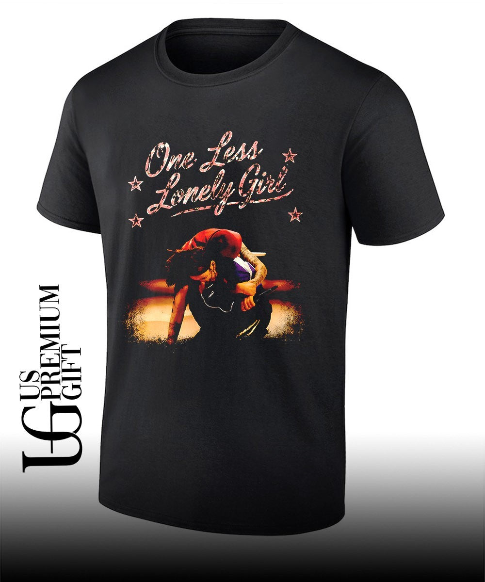 Billie Eilish hug Justin Bieber One Less Lonely Girl shirt