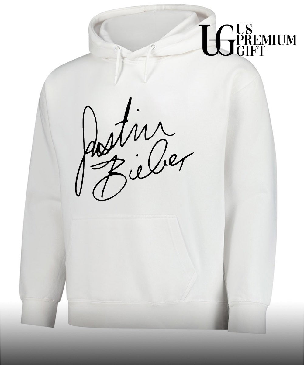 Billie Eilish wearing Justin Bieber signature shirt