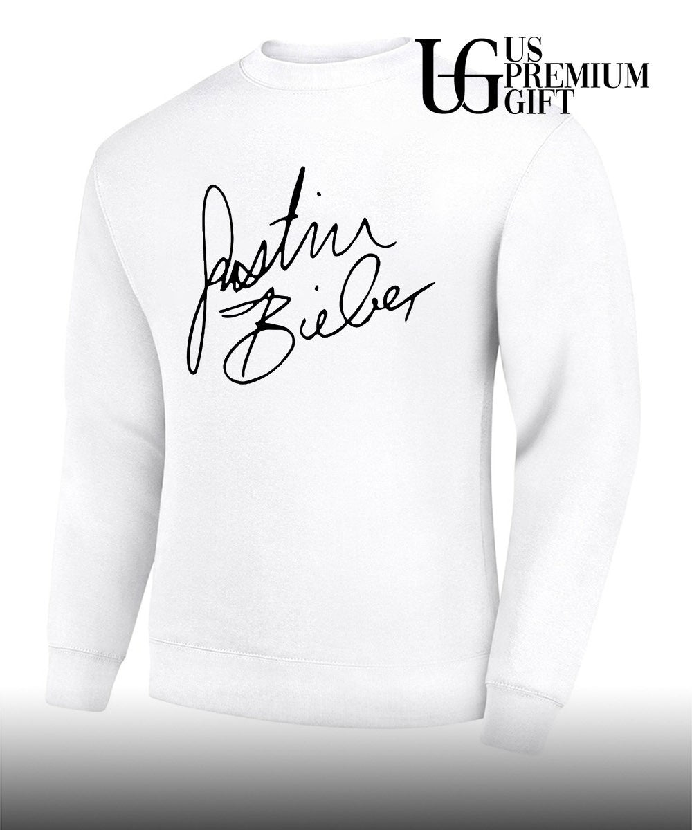 Billie Eilish wearing Justin Bieber signature shirt