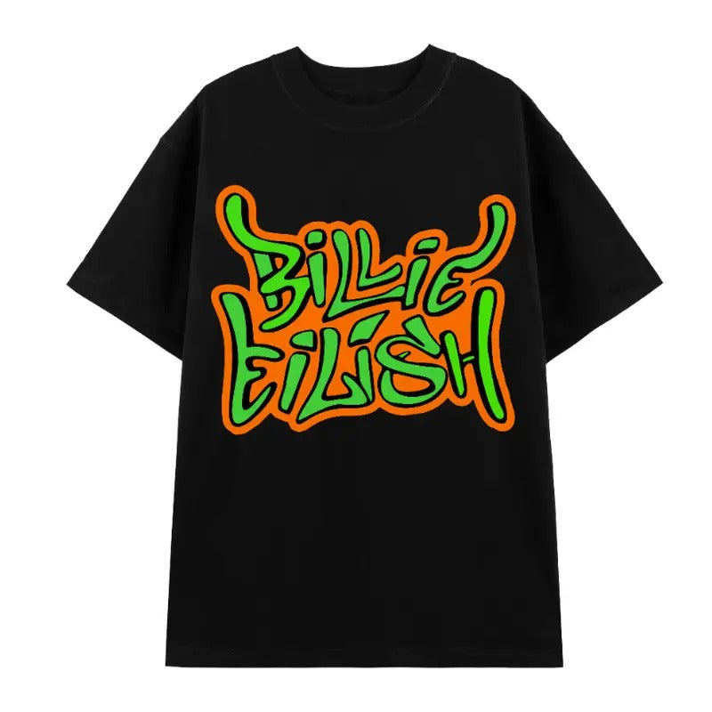Billieee Eilishhh T-shirt, Graphic Tee Craze word logo Hoodie, Sweatshirt | HypeDripTees.com