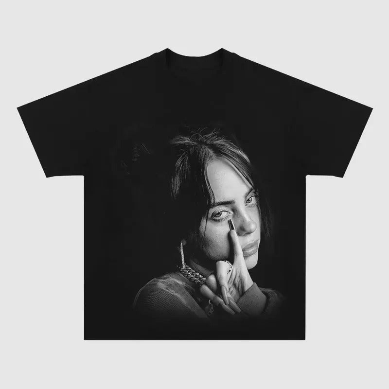 Billieee Eilishhh T-shirt, Graphic Tee Craze Hoodie, Sweatshirt | HypeDripTees.com