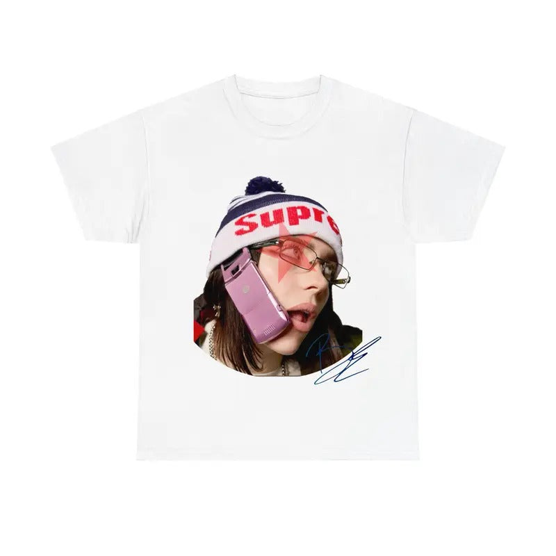 Billieee Red Star Shirt, Ocean Eyes Tour 2025 Tee Hoodie, Sweatshirt | HypeDripTees.com