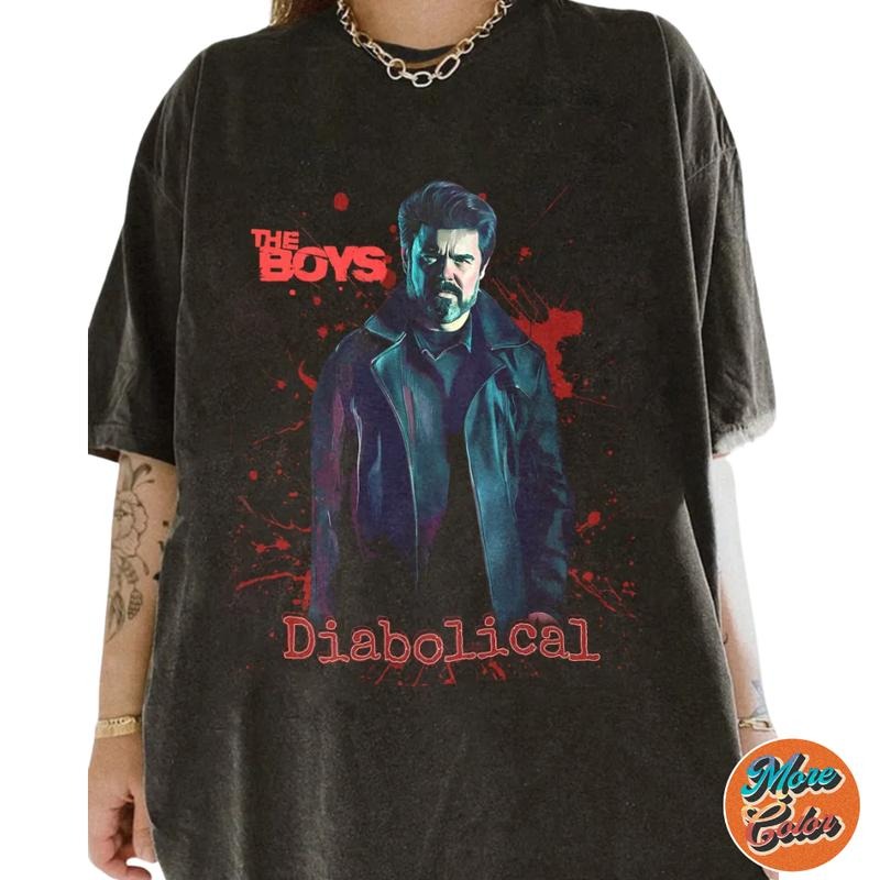 Billy Butcher The Boys Movie Shirts, Cotton Unisex T-shirt, Crew Neck, Size S- 3XL, Menswear Top, Womenswear Top...