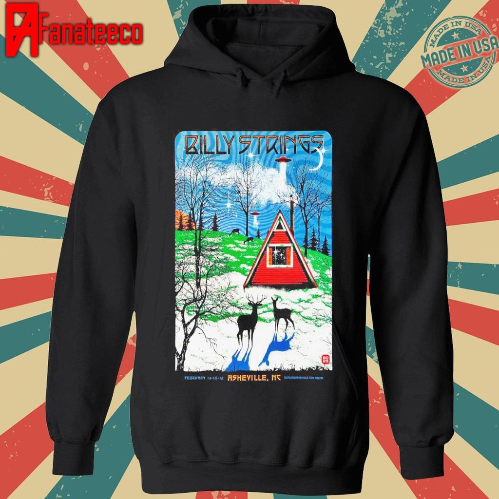 Billy Strings ExploreAsheville.com Arena Asheville NC Feb 14-16 2025 shirt