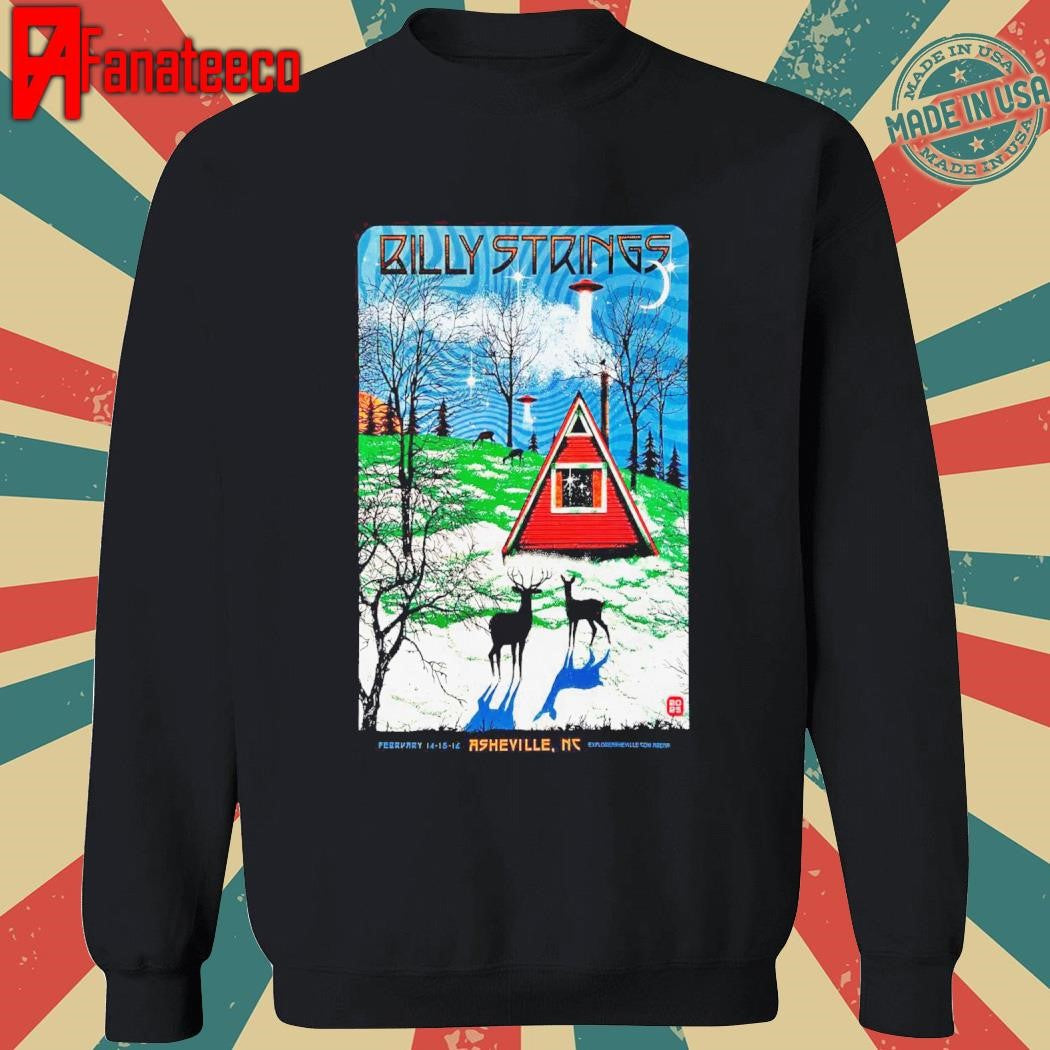 Billy Strings ExploreAsheville.com Arena Asheville NC Feb 14-16 2025 shirt