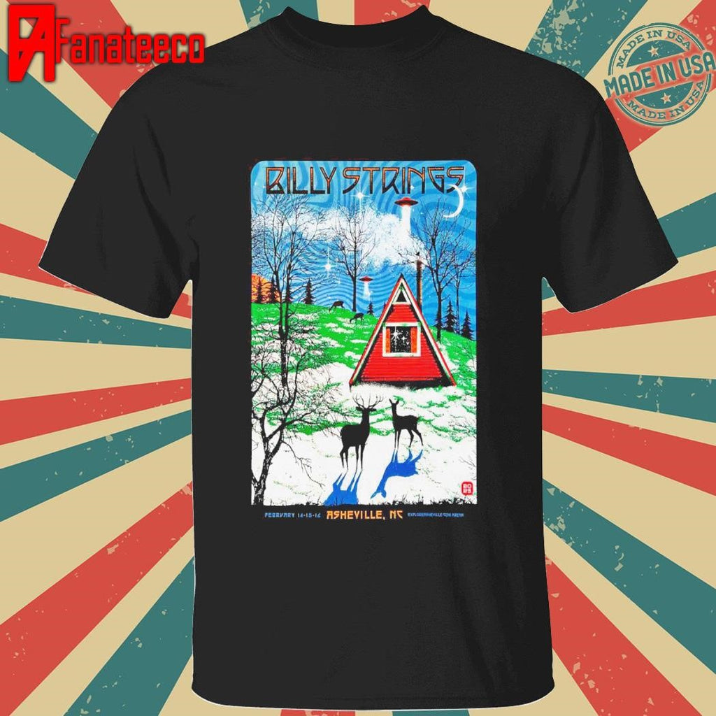Billy Strings ExploreAsheville.com Arena Asheville NC Feb 14-16 2025 shirt
