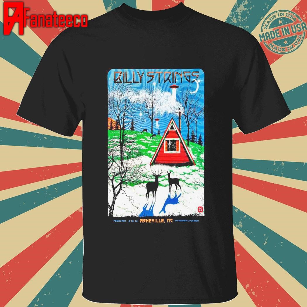 Billy Strings ExploreAsheville.com Arena Asheville NC Feb 14-16 2025 shirt
