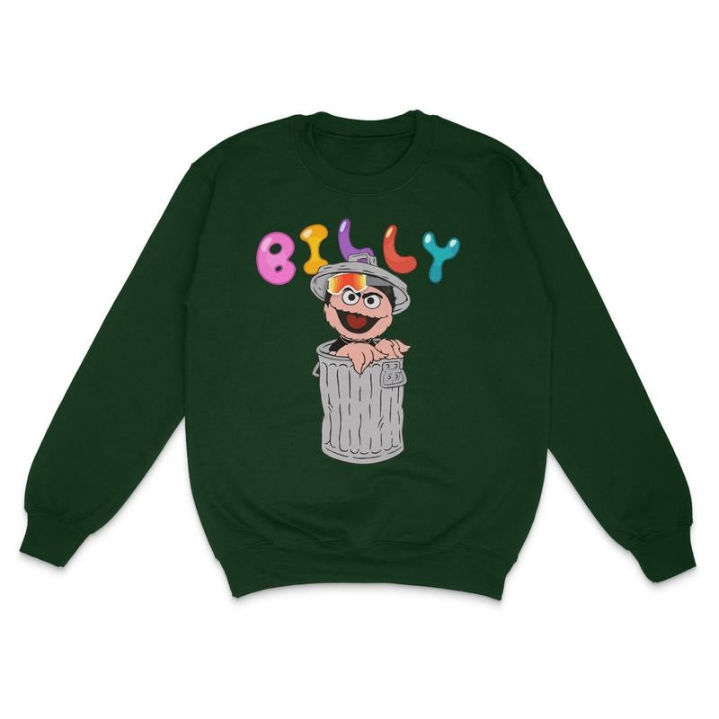 Billy Trashcan Custom Printed Sweatshirt Billy is Terrible T-Shirts, Hoodie | HypeDripTees.com