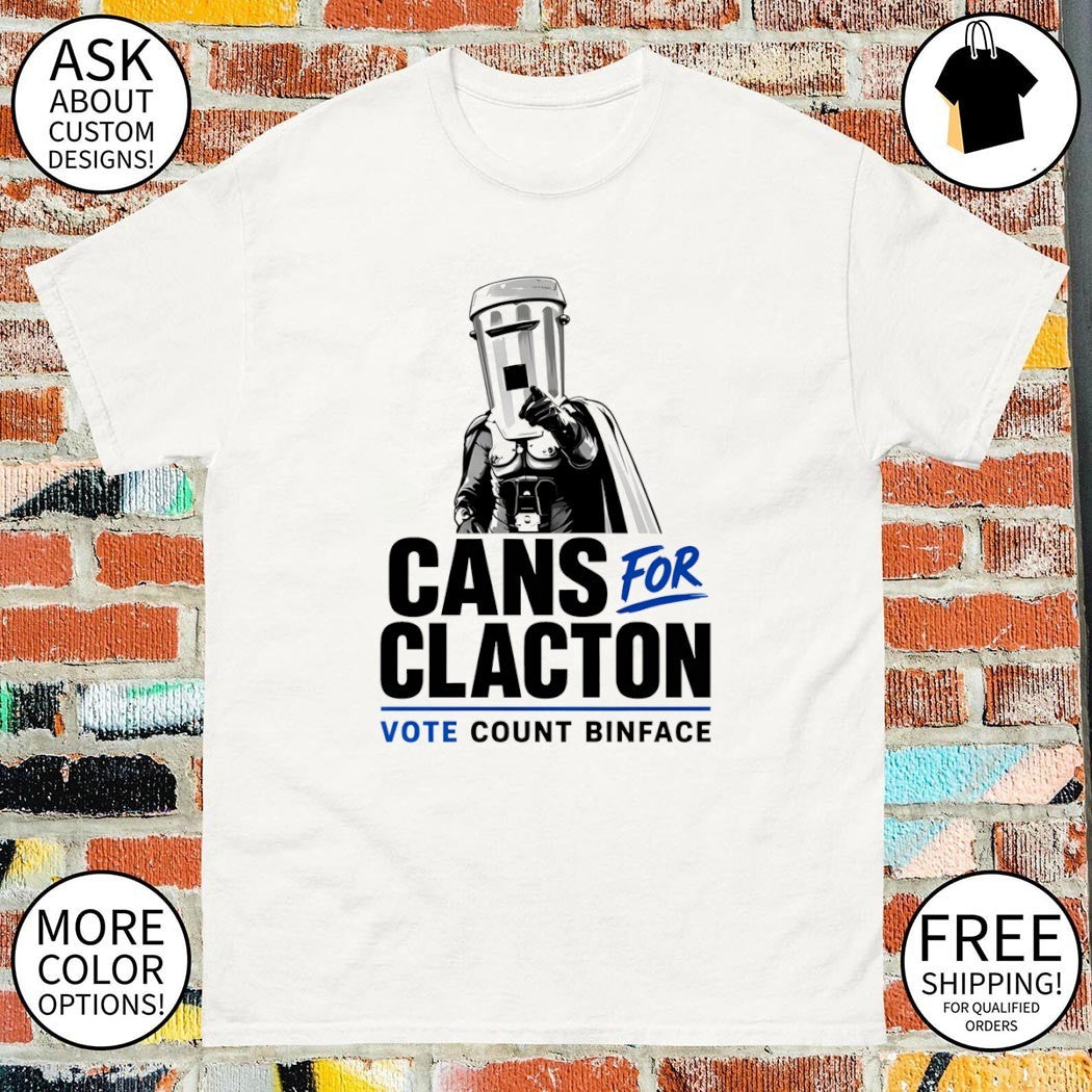 Binface Clacton Cans For Clacton Vote Count Binface 2026 political shirt