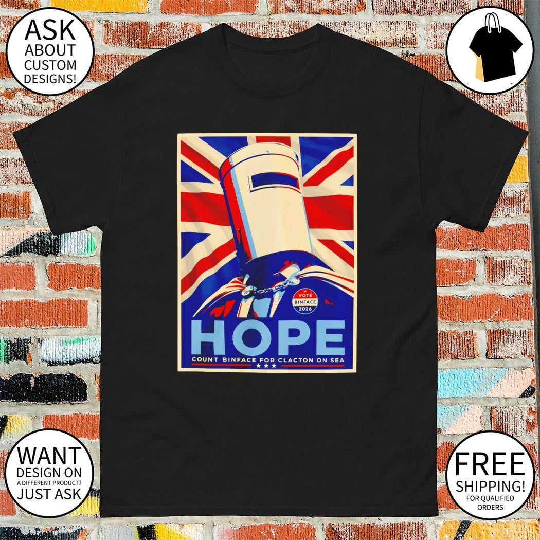 Binface Clacton Hope Count Binface for Clacton on Sea 2026 UK Political shirt