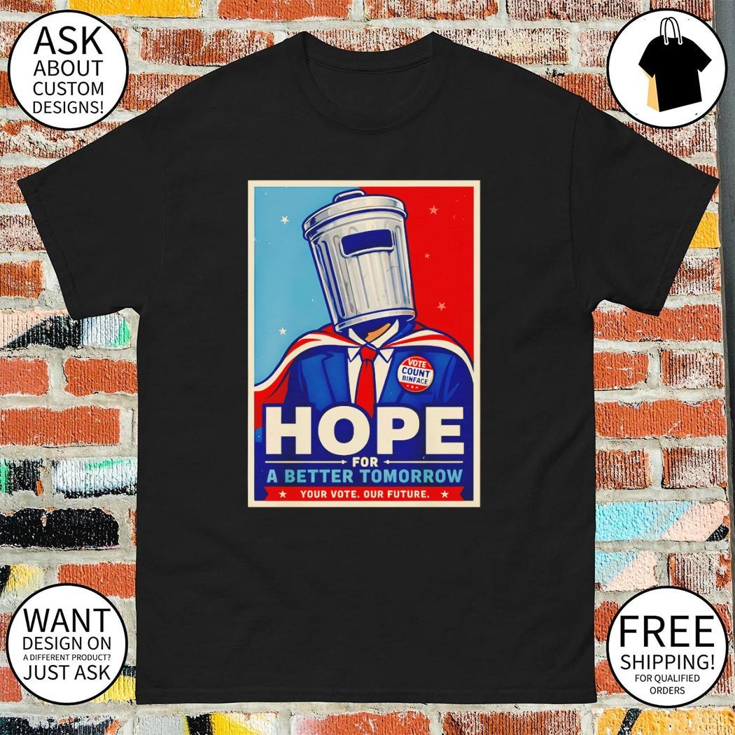Binface Clacton Hope For a Better Tomorrow Your Vote Our Future 2026 shirt