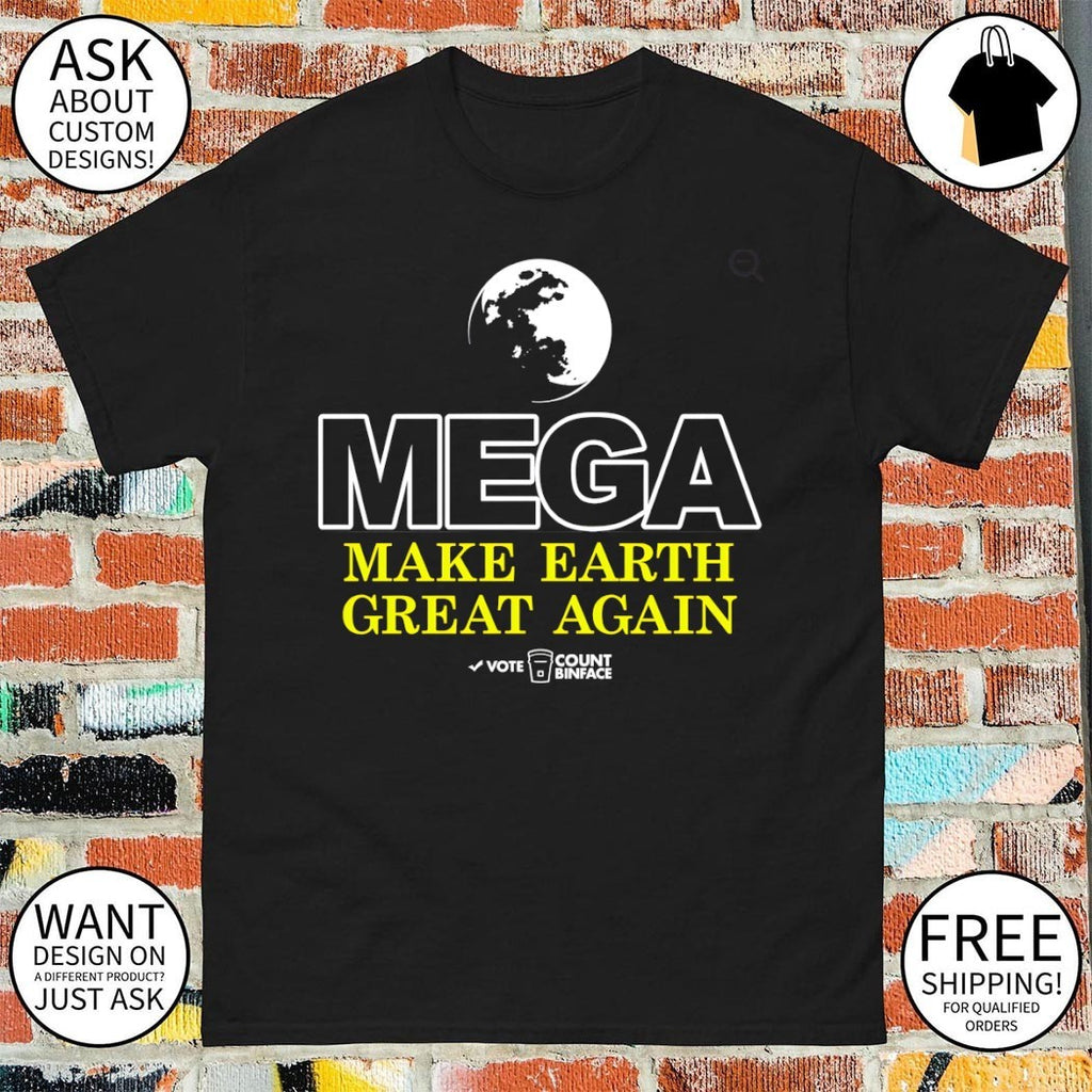 Binface Clacton Mega Earth Make Earth Great Again 2026 shirt