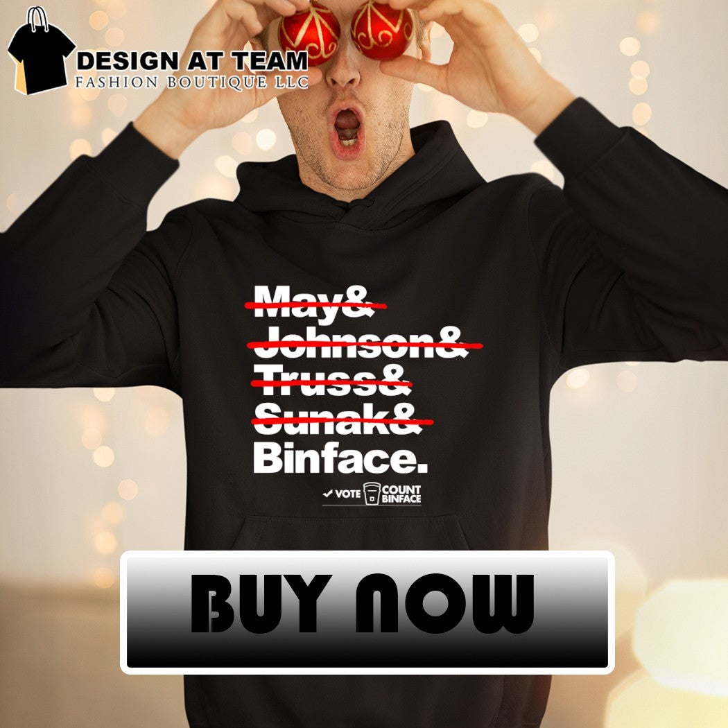 Binface Clacton Vote Count Binface May Johnson Truss Sunak Binface 2026 shirt