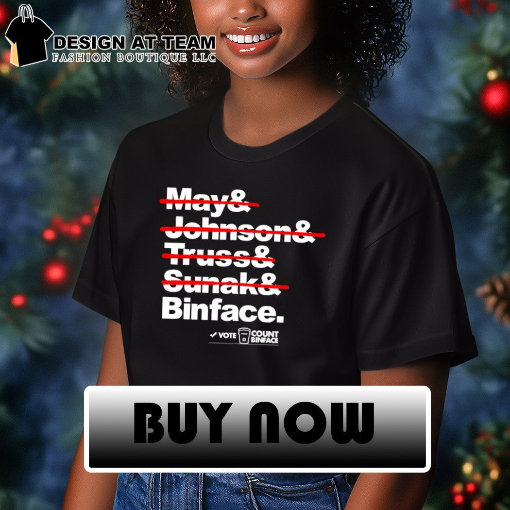 Binface Clacton Vote Count Binface May Johnson Truss Sunak Binface 2026 shirt