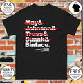 Binface Clacton Vote Count Binface May Johnson Truss Sunak Binface 2026 shirt