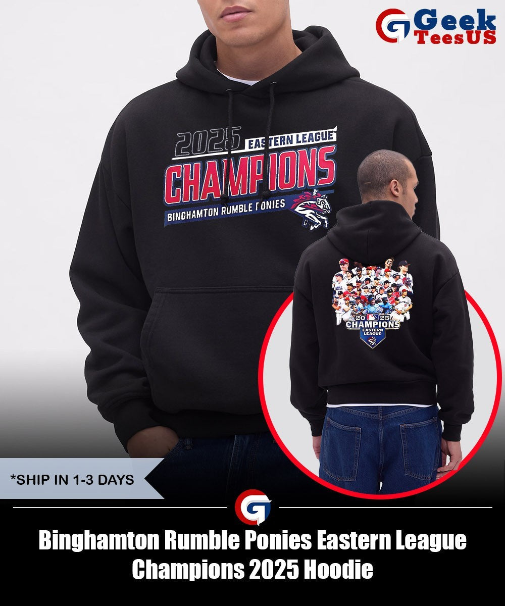 Binghamton Rumble Ponies Eastern League Champions 2025 shirt
