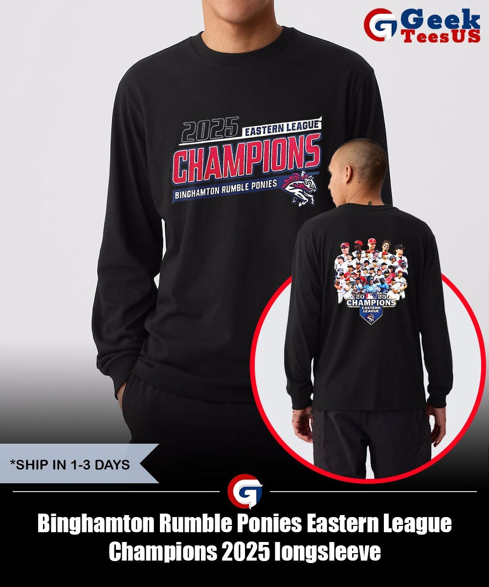 Binghamton Rumble Ponies Eastern League Champions 2025 shirt