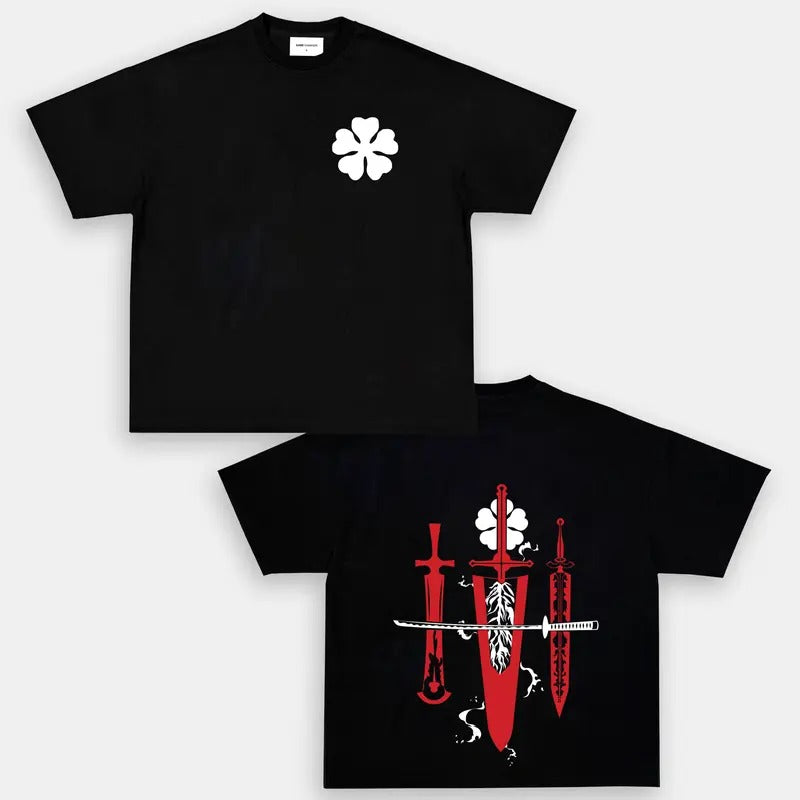 Black Clover 5, Anime shirt, Unisex Crewneck Basic T-Shirt T-shirt Hoodies & Sweatshirts | HypeDripTees.com