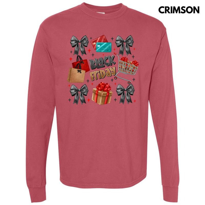 Black Friday Collage Long Sleeve Comfort Colors T-Shirt 'NLB' Hoodie, Sweatshirt | HypeDripTees.com
