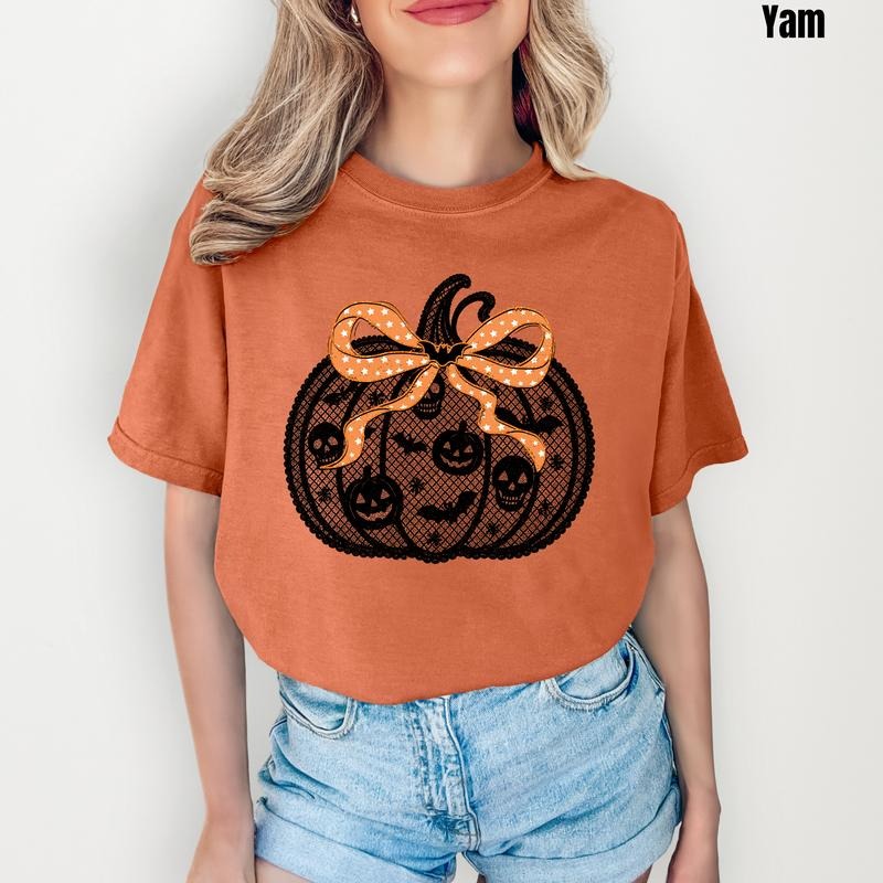 Black Halloween Pumpkin Comfort Colors T-Shirt 'NLB' Hoodie, Sweatshirt | HypeDripTees.com