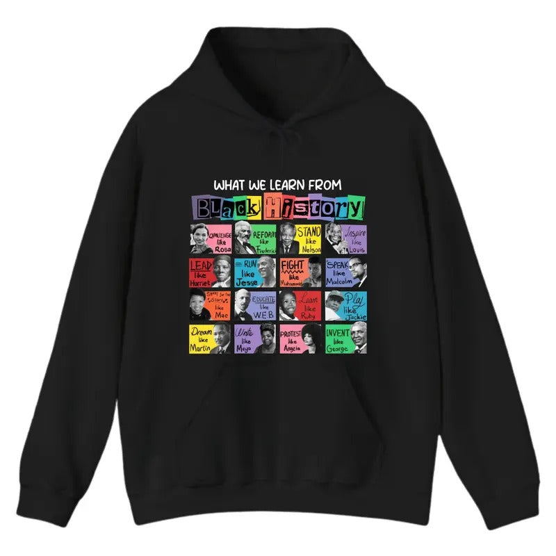Black History Month What We Learn Black History Black Lives Matter Casual Cotton T-Shirts, Hoodie, Sweatshirt