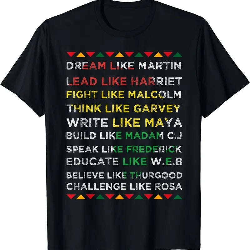 Black History Shirt Black History Month African American T-Shirt | Unisex cotton tee Gifts, Crewneck Hoodie, Sweatshirt