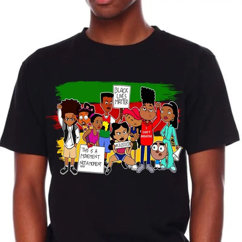 Black Lives Matter Cartoon Characters Black History Digital Shirts We Are Black History Black Pride Shirt T-Shirts, Hoodie, Sweatshirt