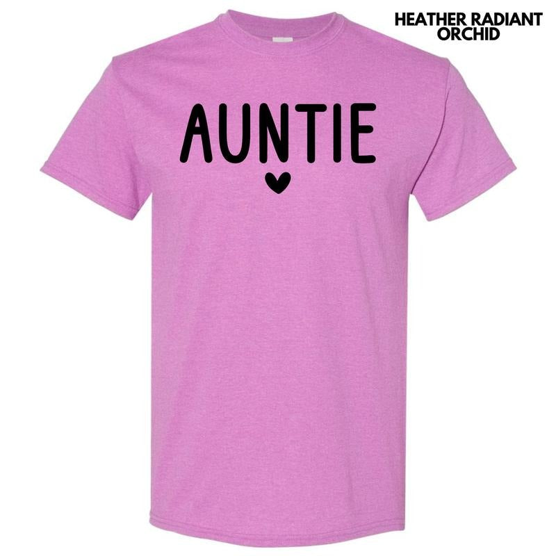 Black Simple Auntie Gildan Short Sleeve T-Shirt 'NLB' Hoodie, Sweatshirt | HypeDripTees.com