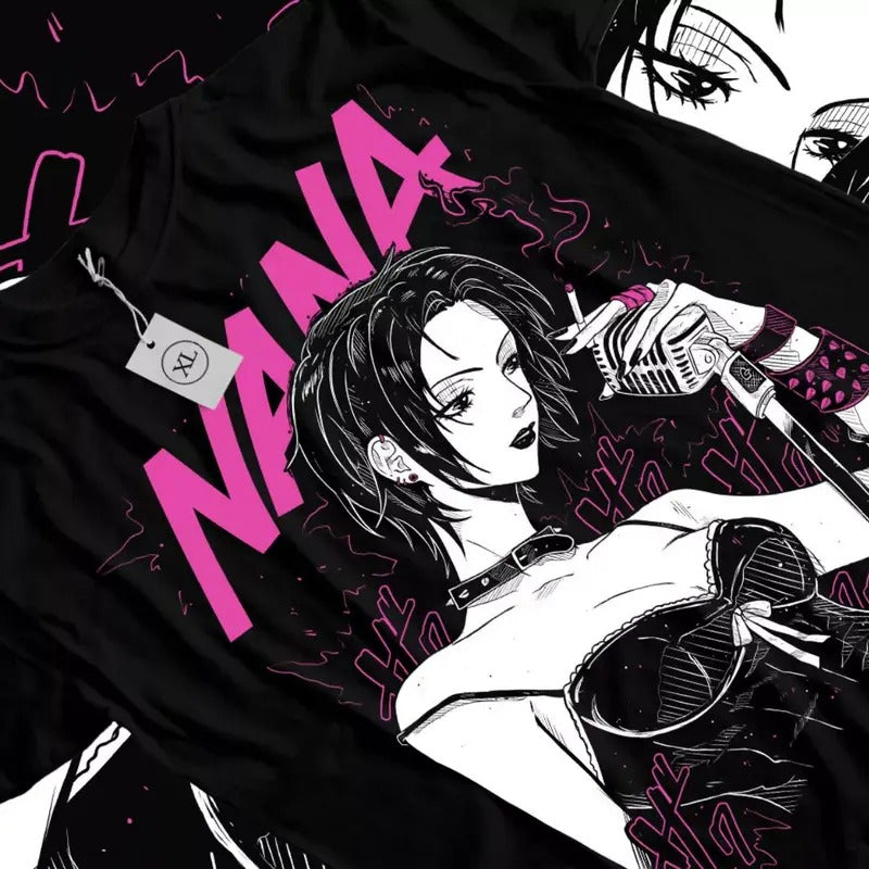 Black Stones Manga T-Shirt & Sweatshirt, Charming Nana Osaki Graphic Tee, Anime Manga Lover Gifts shirts guy Ball Cotton...