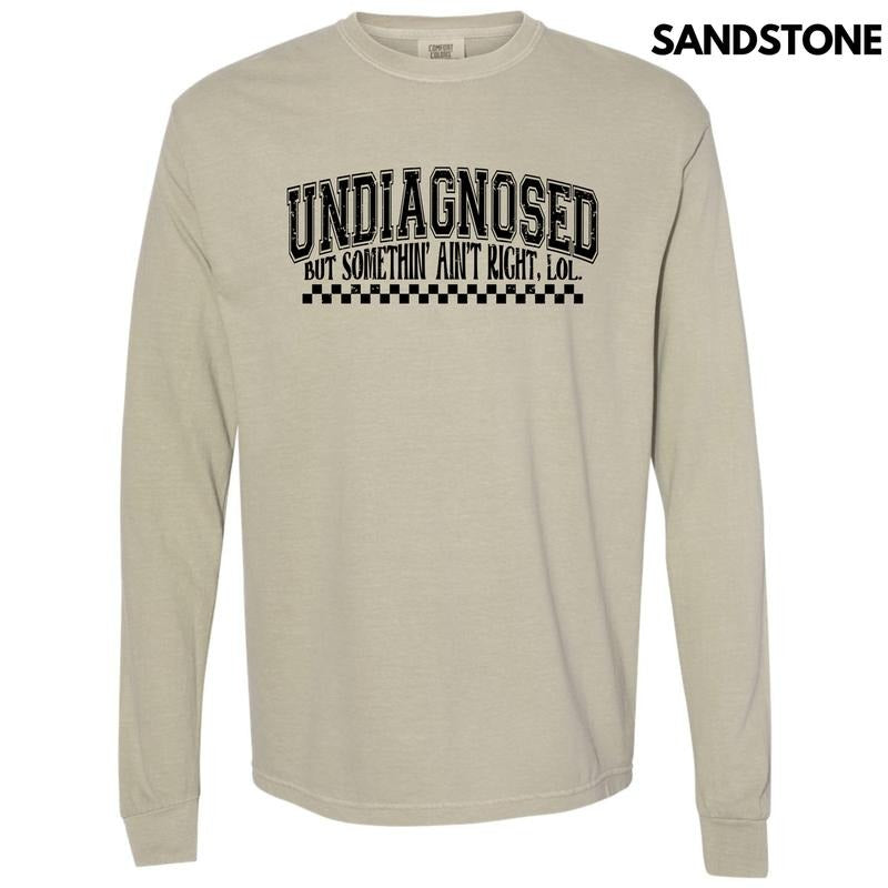 Black Undiagnosed Long Sleeve Comfort Colors T-Shirt 'NLB' Hoodie, Sweatshirt | HypeDripTees.com