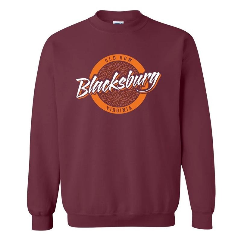 Blacksburg, Virginia Circle Crewneck Sweatshirt, Vintage Graphic Sweatshirt, Vintage Crewnecks Sweatshirt T-Shirts, Hoodie