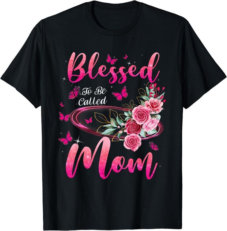 Blessed To Be Called Mom Cute Mothers Day T-Shirt Hoodie, Sweatshirt | HypeDripTees.com