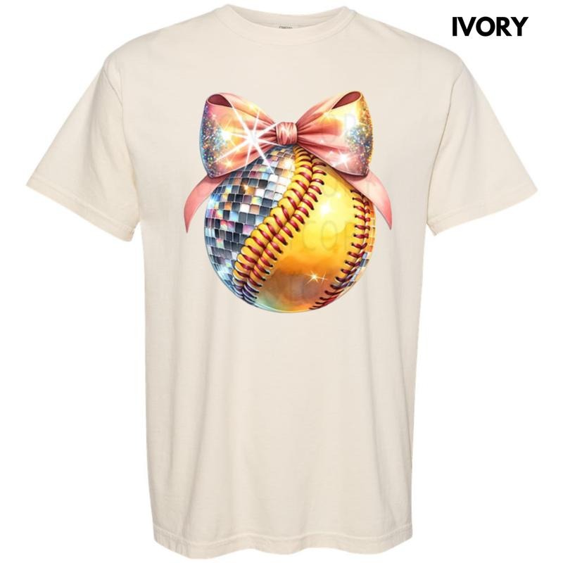 Bling Softball Comfort Colors T-Shirt Hoodie, Sweatshirt | HypeDripTees.com