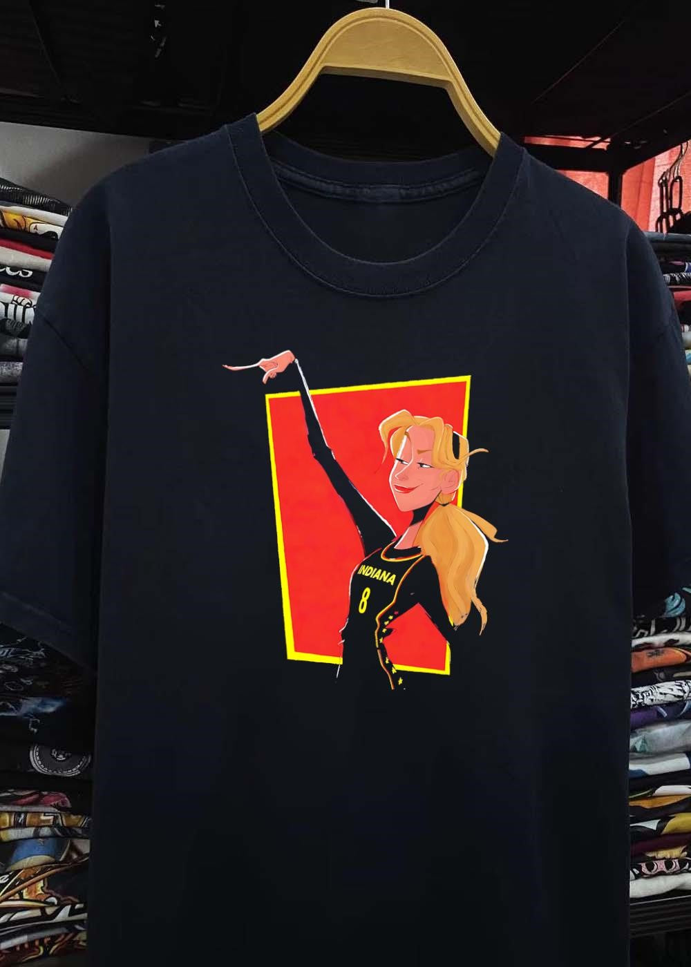 Blonde Indiana Pointing 8 Indiana Shirt