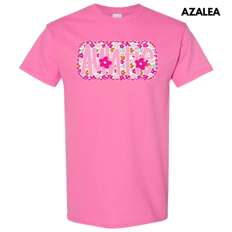 Bloom Auntie Gildan Short Sleeve T-Shirt 'NLB' Hoodie, Sweatshirt | HypeDripTees.com