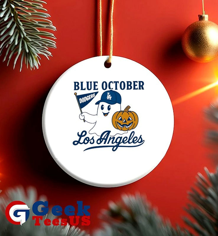 Blue October Ghost LA Dodgers World Series 2025 Halloween shirt