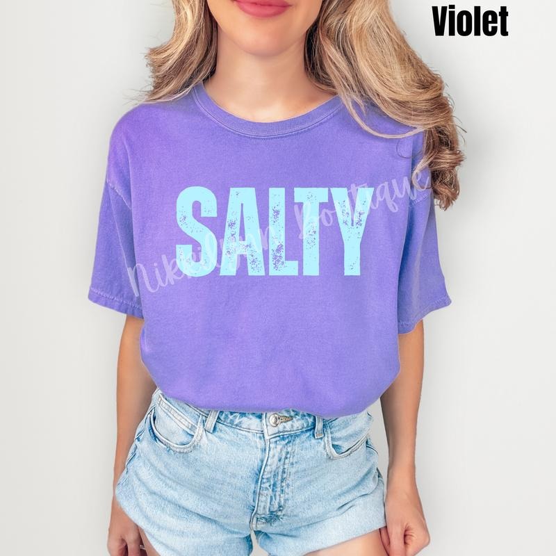 Blue Salty Comfort Colors T-Shirt 'NLB' Hoodie, Sweatshirt | HypeDripTees.com