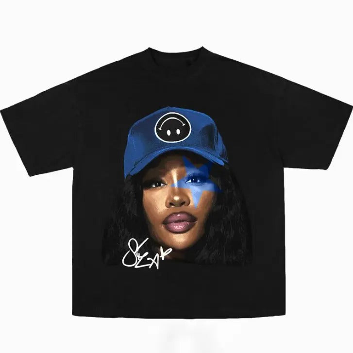 Blue Star SZA Music Graphic Tee, Sweatshirt, Hoodie Size S- 3XL,Gift For Women Top Womenswear Underwear Humen, Underwear...